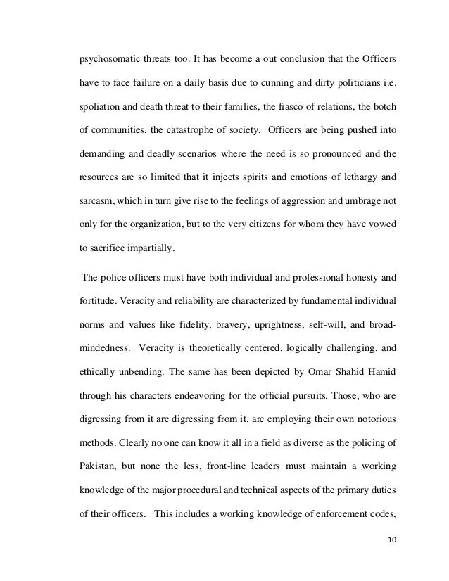 thesis on crime in pakistan